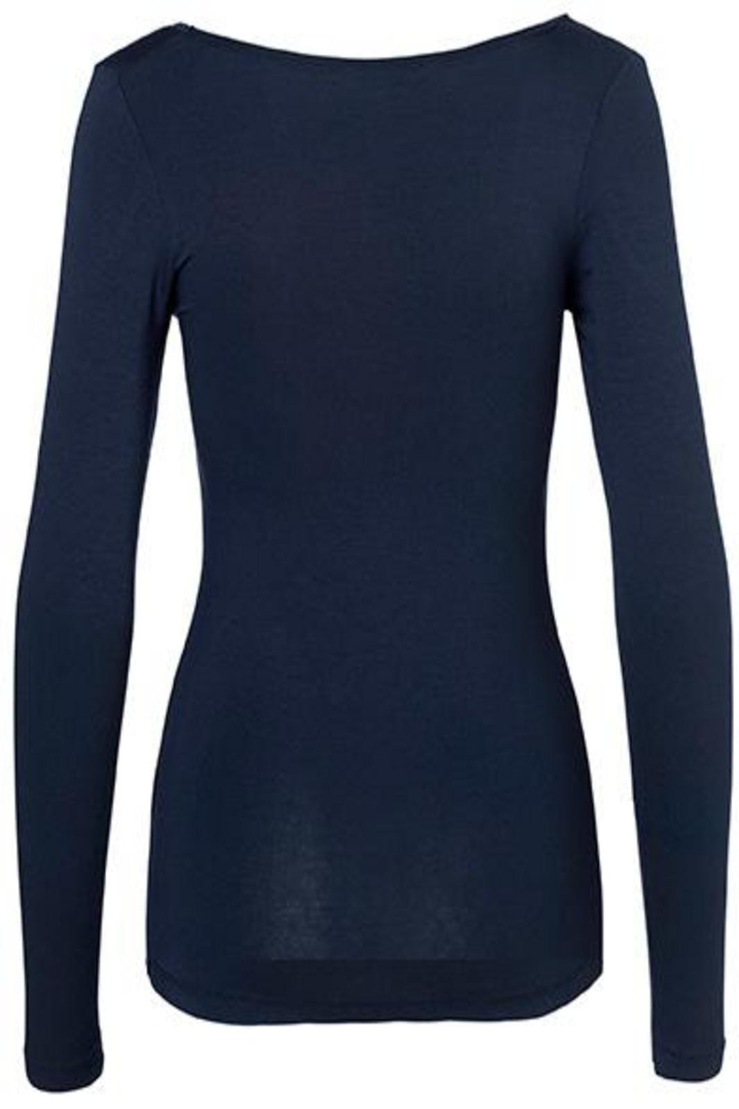 MbyM - Anna Basic Blouse - Navy Blue Bluser