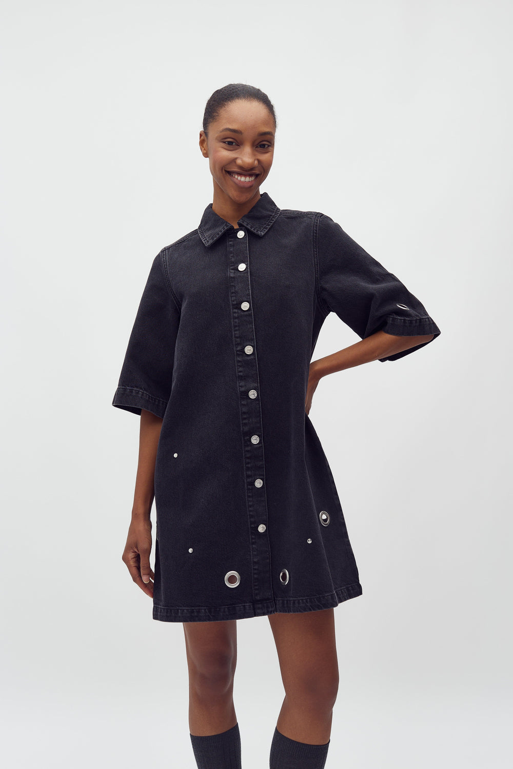 MbyM - Calamya-M 62820621 - T56 - Black Midnight Wash Kjoler