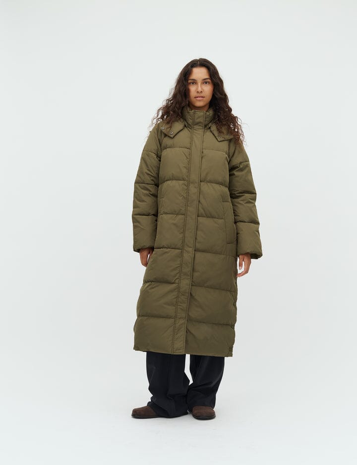 MbyM - Ela Slit 30057116 - H93 - Warm Olive Jakker