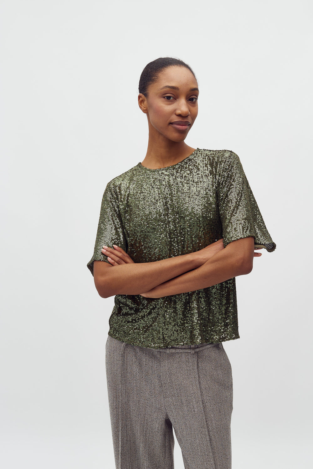 MbyM - Emrilla-M 54460672 - T68 - Beetle Green T-shirts