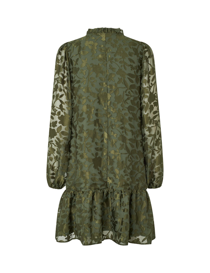 MbyM - Nulia-M 63040694 - T68 - Beetle Green Kjoler