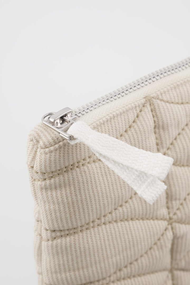 Meraki - Makeup pung, Mentha, Off white/safari - l: 19 cm, w: 2,5 cm, h: 14 cm