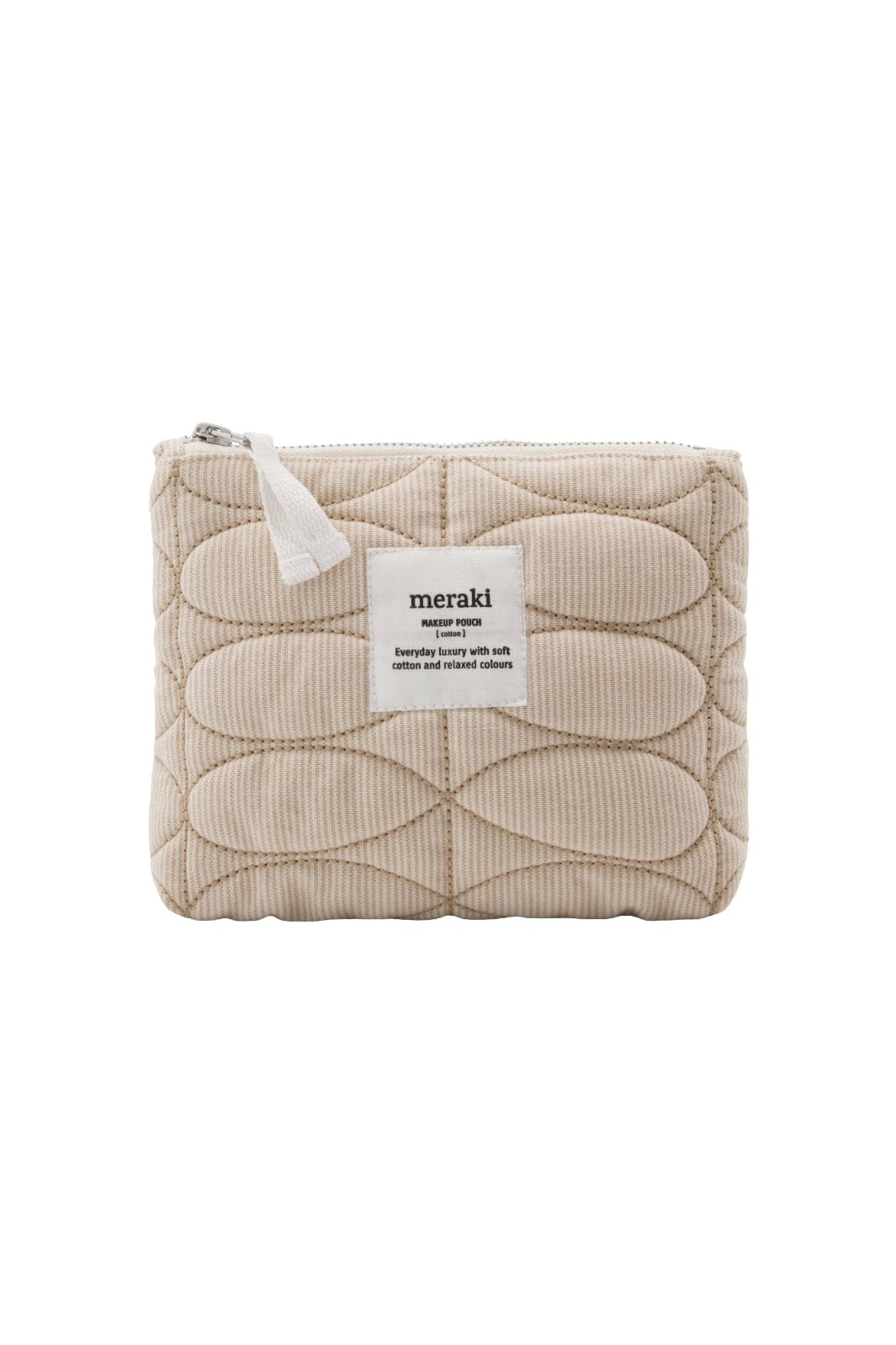 Meraki - Makeup pung, Mentha, Off white/safari - l: 19 cm, w: 2,5 cm, h: 14 cm