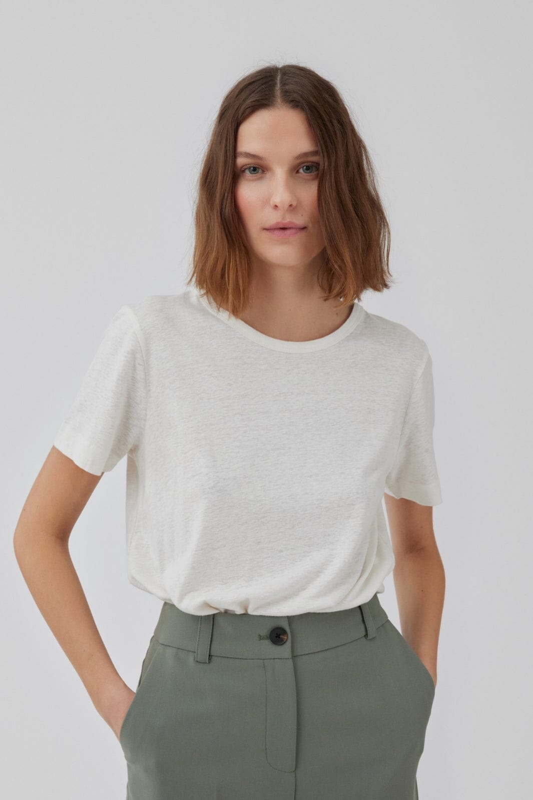 Modström - Holtmd T-Shirt - 4 Soft White T-shirts