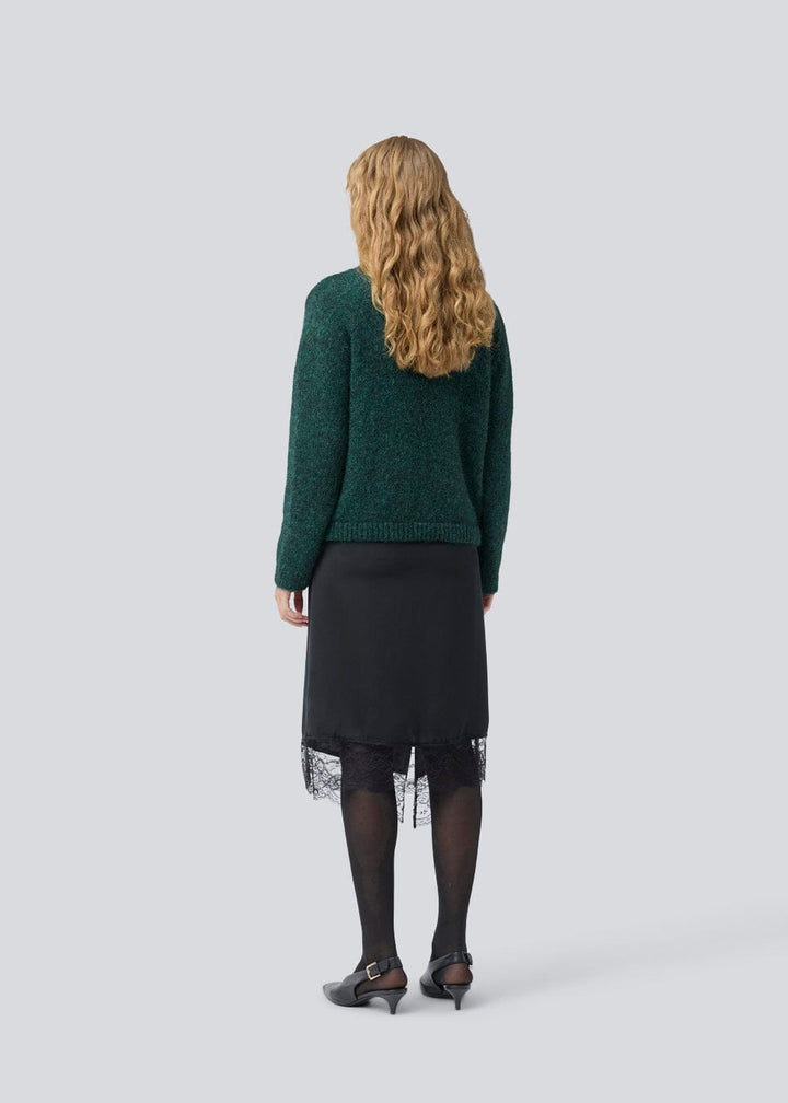 Modström - Philipmd O-Neck 58639 - 2859 - Bottle Green Strikbluser