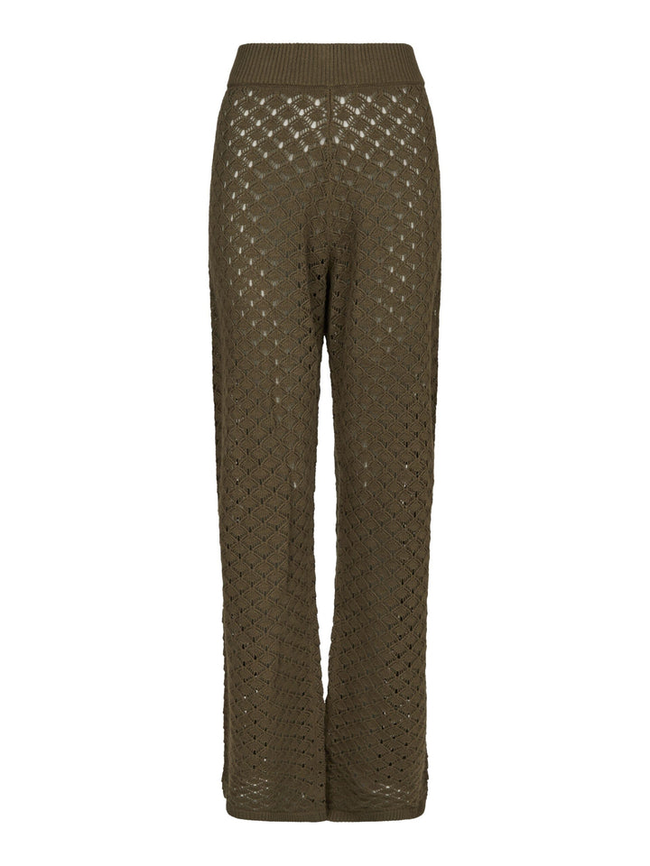 Molly&My x Julie Elgaard - Liva Knit Pants 167101 - 176 - Khaki Strikbluser