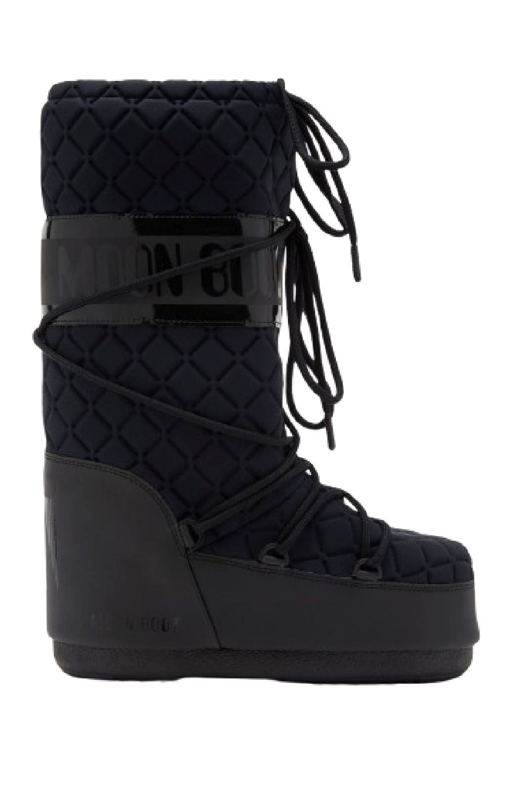 Moon Boot - Mb Icon Quilt - N001 Black Støvler