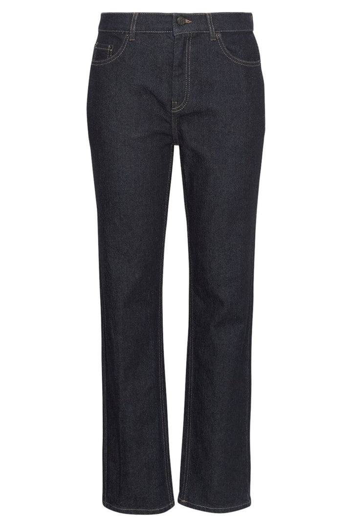 Moss Copenhagen - Mschrauna Ada Slim Jeans - Black Blue Wash Jeans