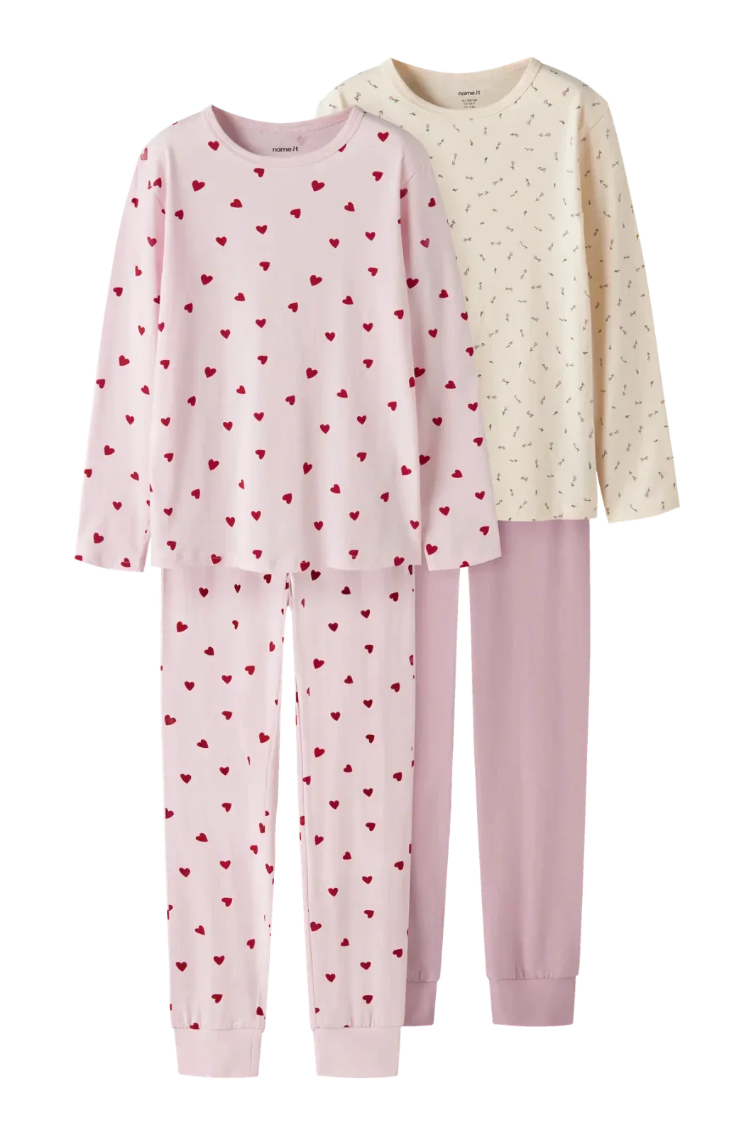 Name It - Nkfnightset - 4977962 Ballerina Heart And Flower Aop Nattøj