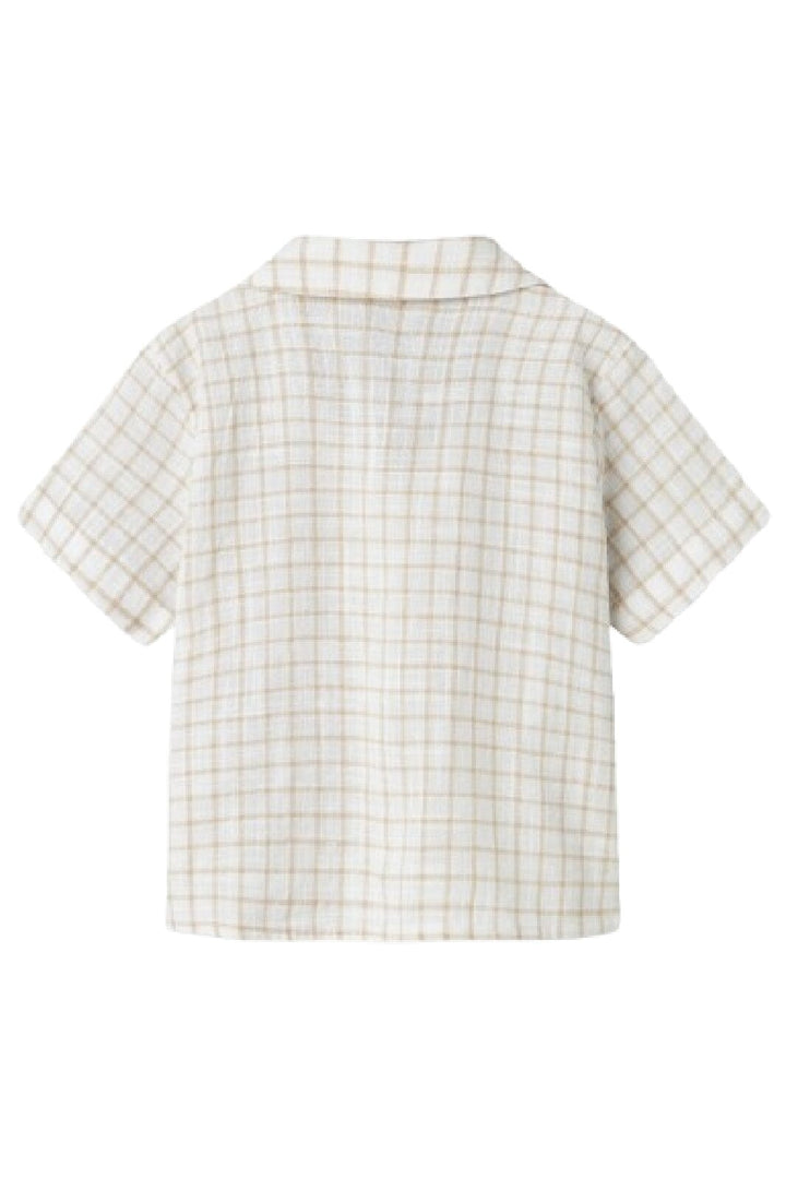 Name It - Nmmhalom Nreg Ss Shirt Box - 4751424 Bright White