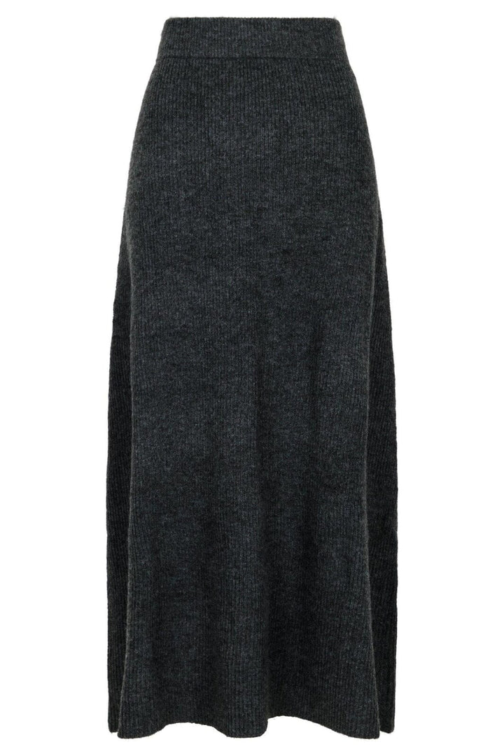 Neo Noir - Arwin Knit Skirt - Antracit Nederdele