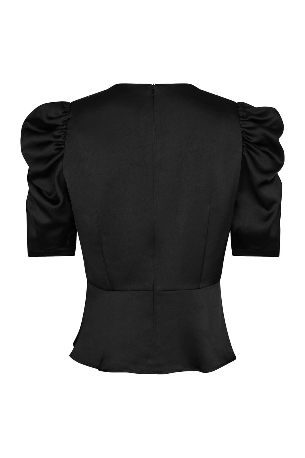 Neo Noir - Benua Heavy Sateen Blouse 167069 - 100 - Black