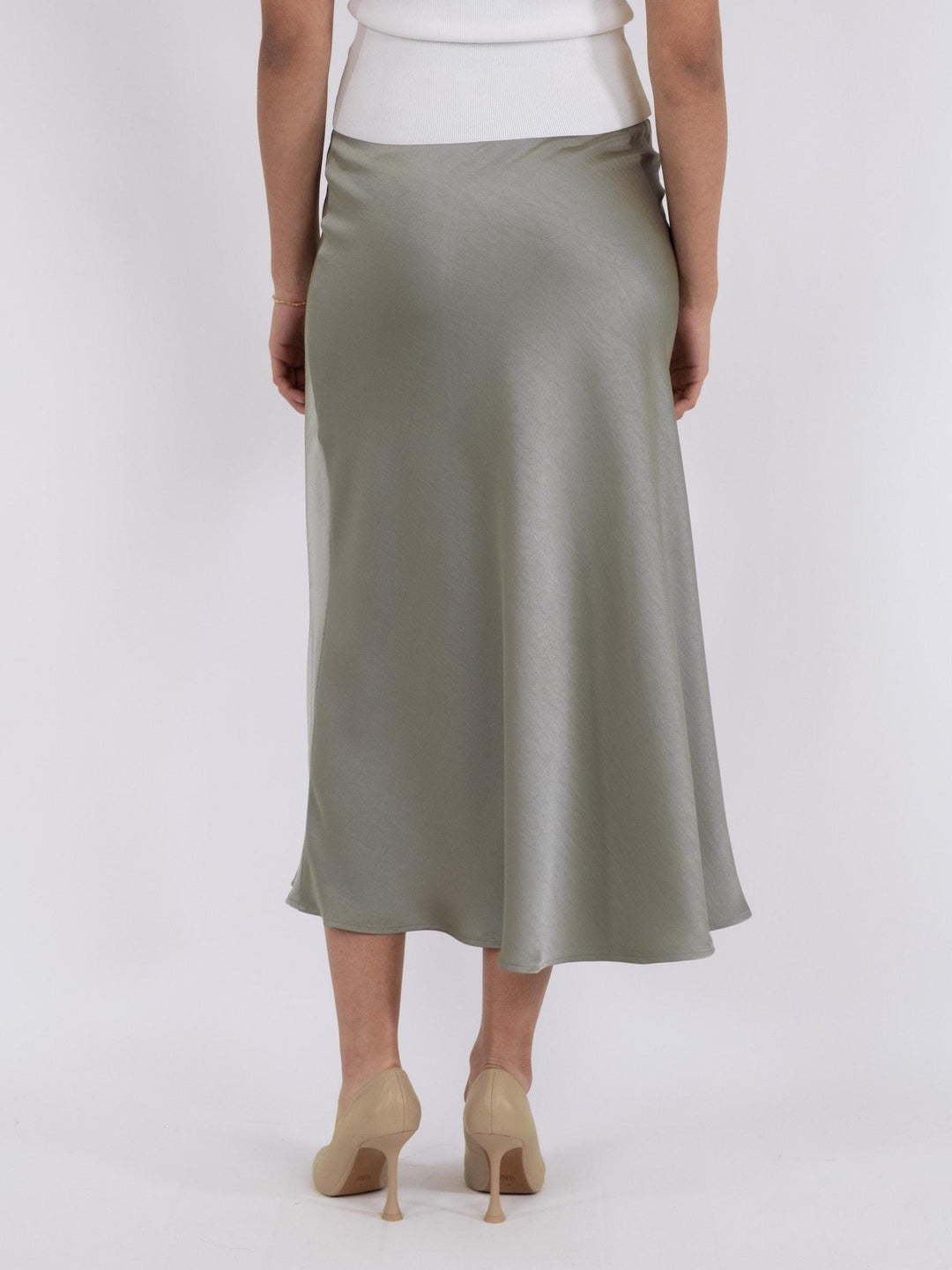 Neo Noir - Bovary Skirt - Smoke Green