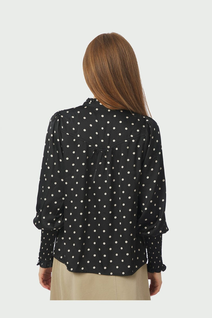 Neo Noir - Camisa Dot Blouse 167161 - 100 - Black