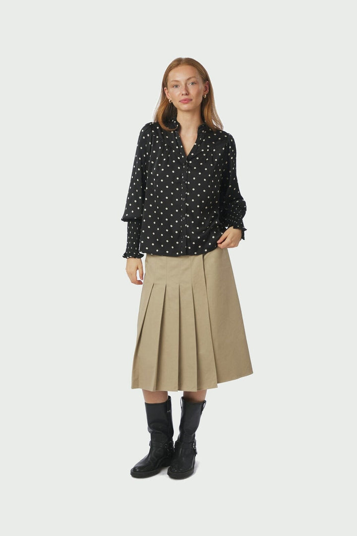Neo Noir - Camisa Dot Blouse 167161 - 100 - Black