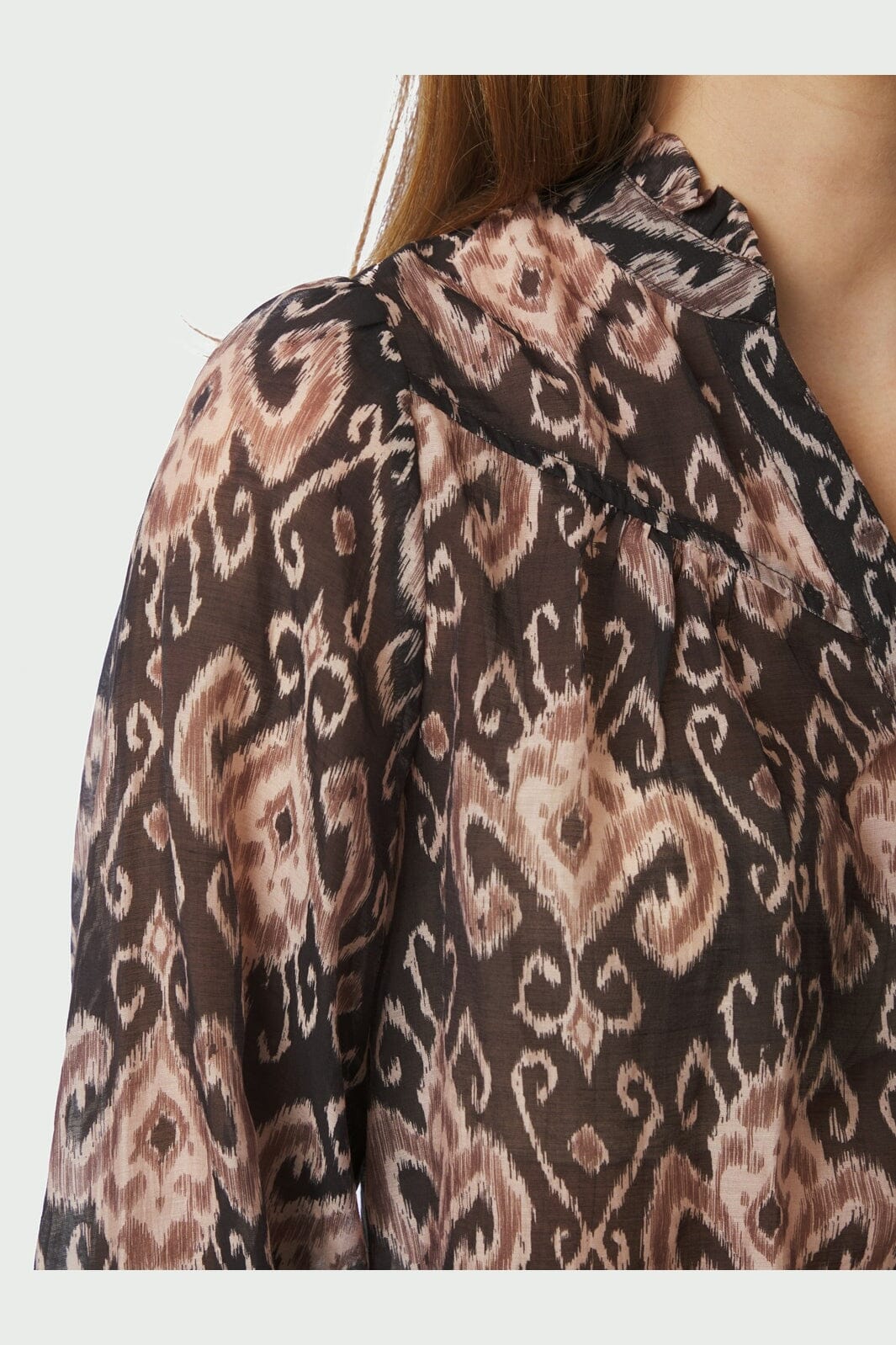 Neo Noir - Camisa Print Blouse 167189 - 100 - Black