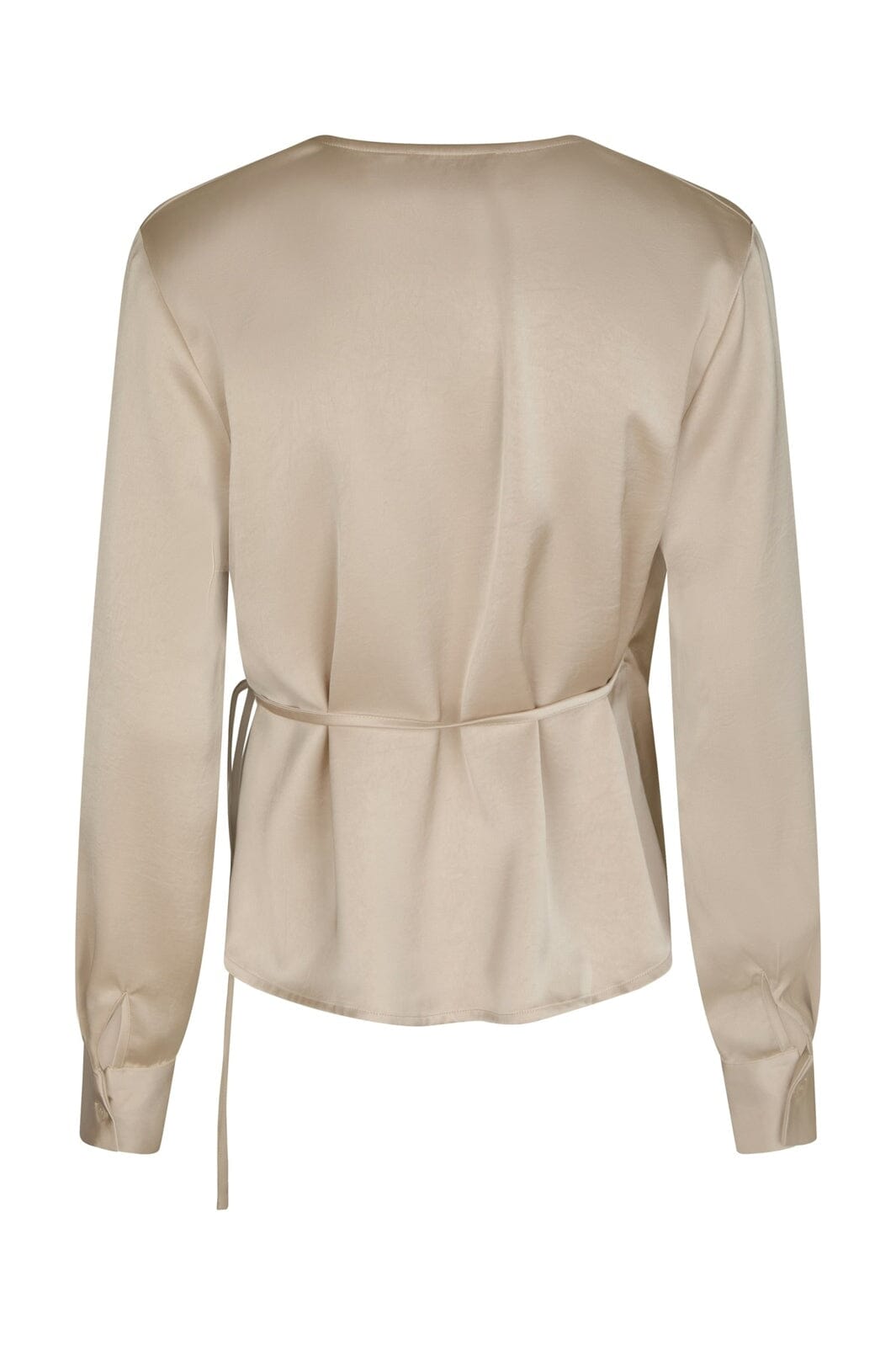 Neo Noir - Caprina Heavy Sateen Blouse 166961 - 720 - Champagne
