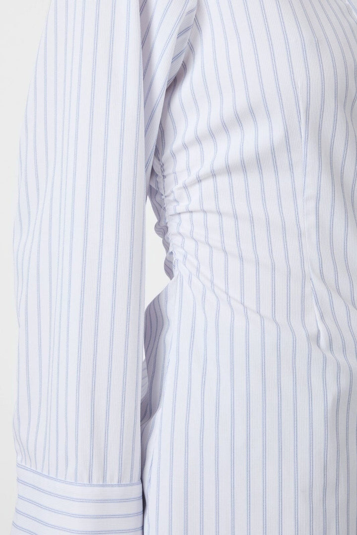 Neo Noir - Caroli Slim Stripe Shirt 166220 - 120 - White