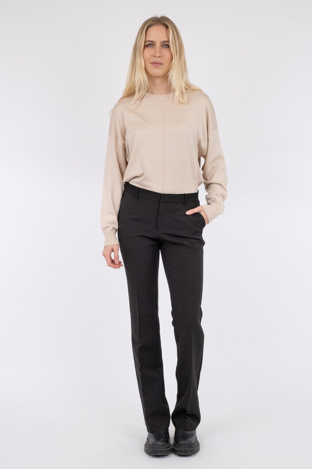 Neo Noir - Cassie Suit Pants - Black Bukser