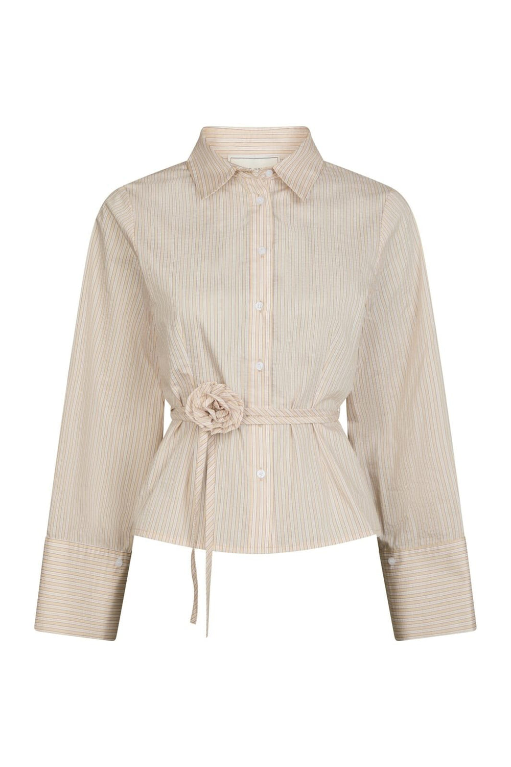 Neo Noir - Clarida Rose Stripe Shirt 166504 - 191 - Light Yellow