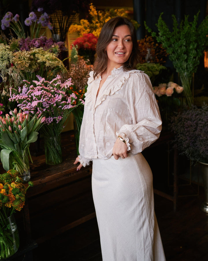 Neo Noir - Degas Blouse 160214 - 191 - Light Yellow Bluser