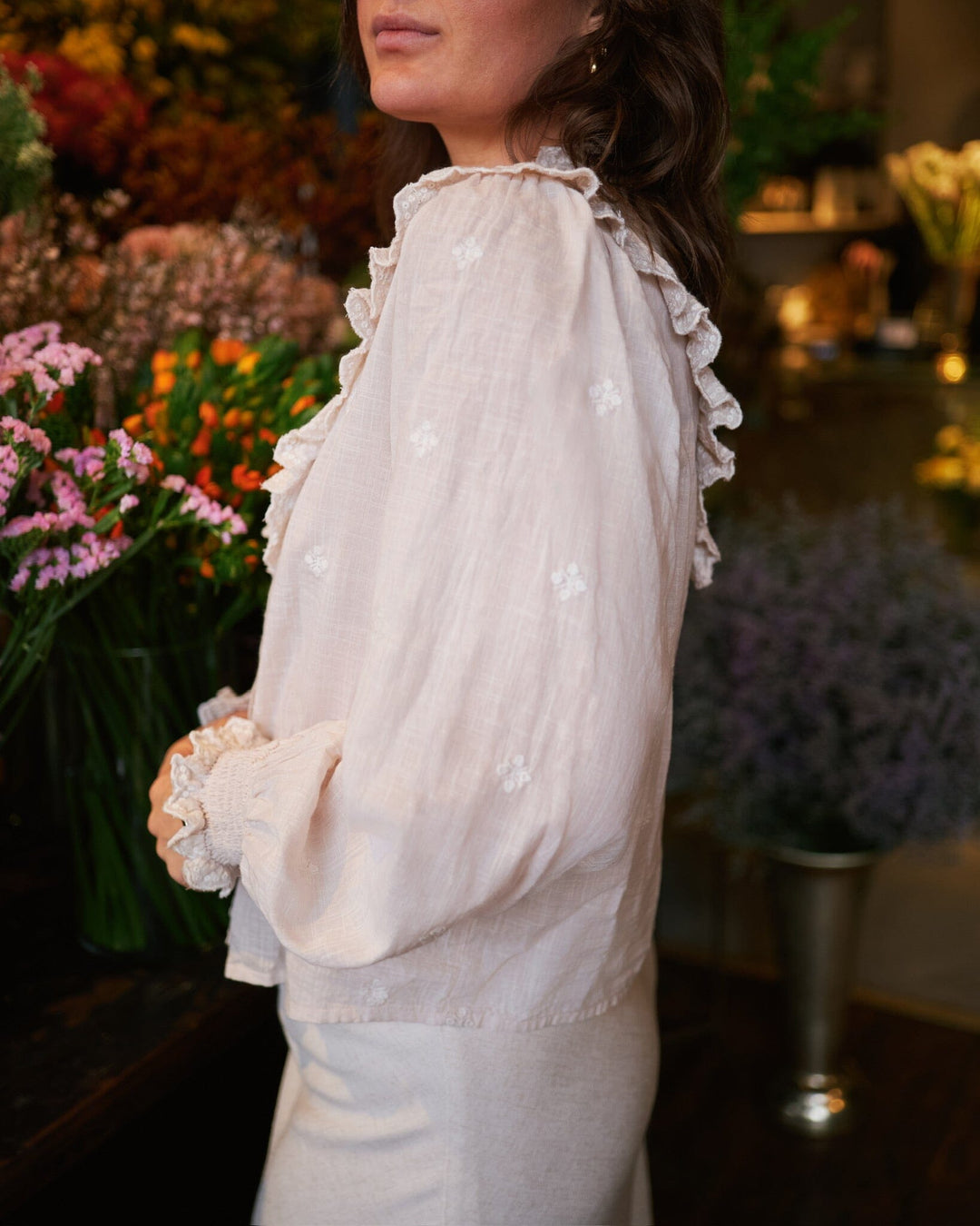 Neo Noir - Degas Blouse 160214 - 191 - Light Yellow Bluser