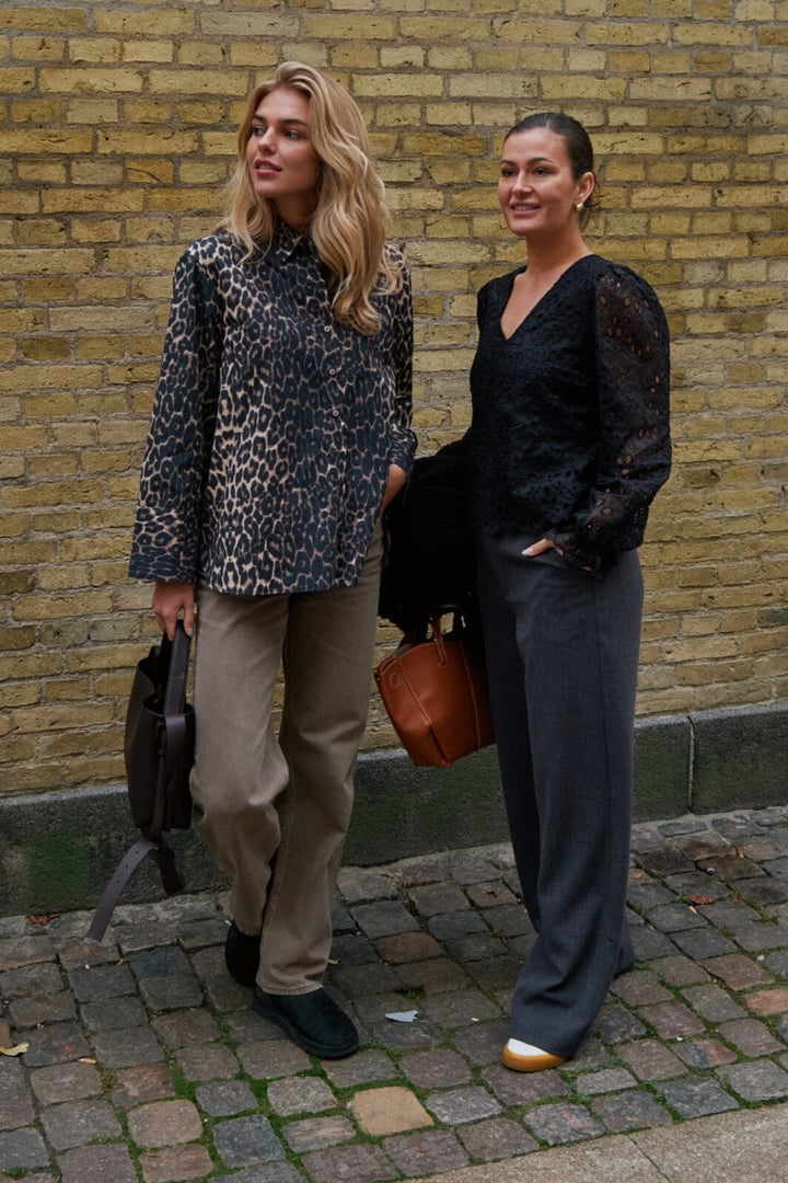 Neo Noir - Dita Leo Shirt 163851 - Leopard Skjorter