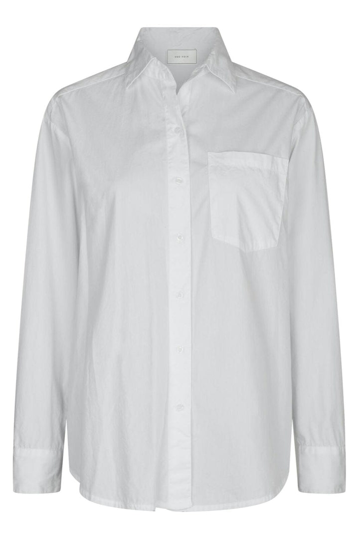 Neo Noir - Dita Poplin Shirt 166159 - 120 - White Skjorter
