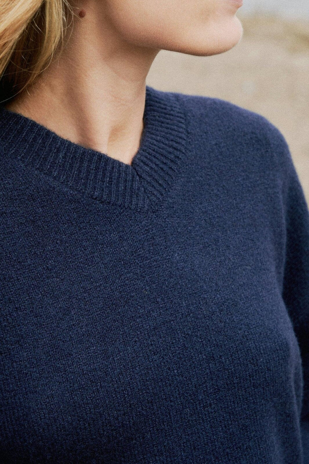 Neo Noir - Dova Knit Blouse 164912 - 141 - Navy