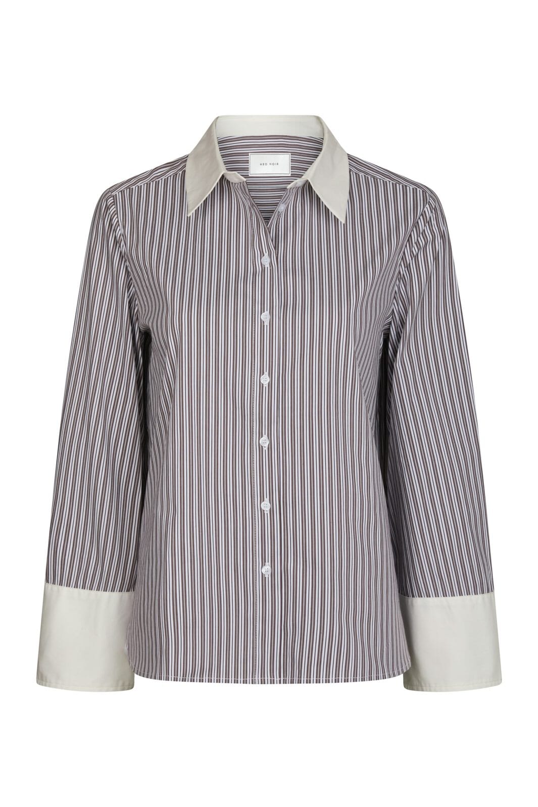 Neo Noir - Dranila Stripe Shirt 165982 - 210 - Brown