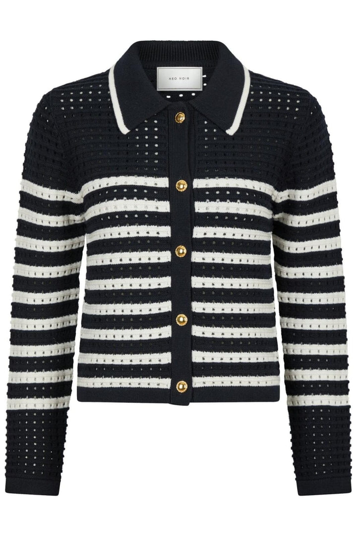 Neo Noir - Effie Knit Cardigan 164571 - 141 - Navy