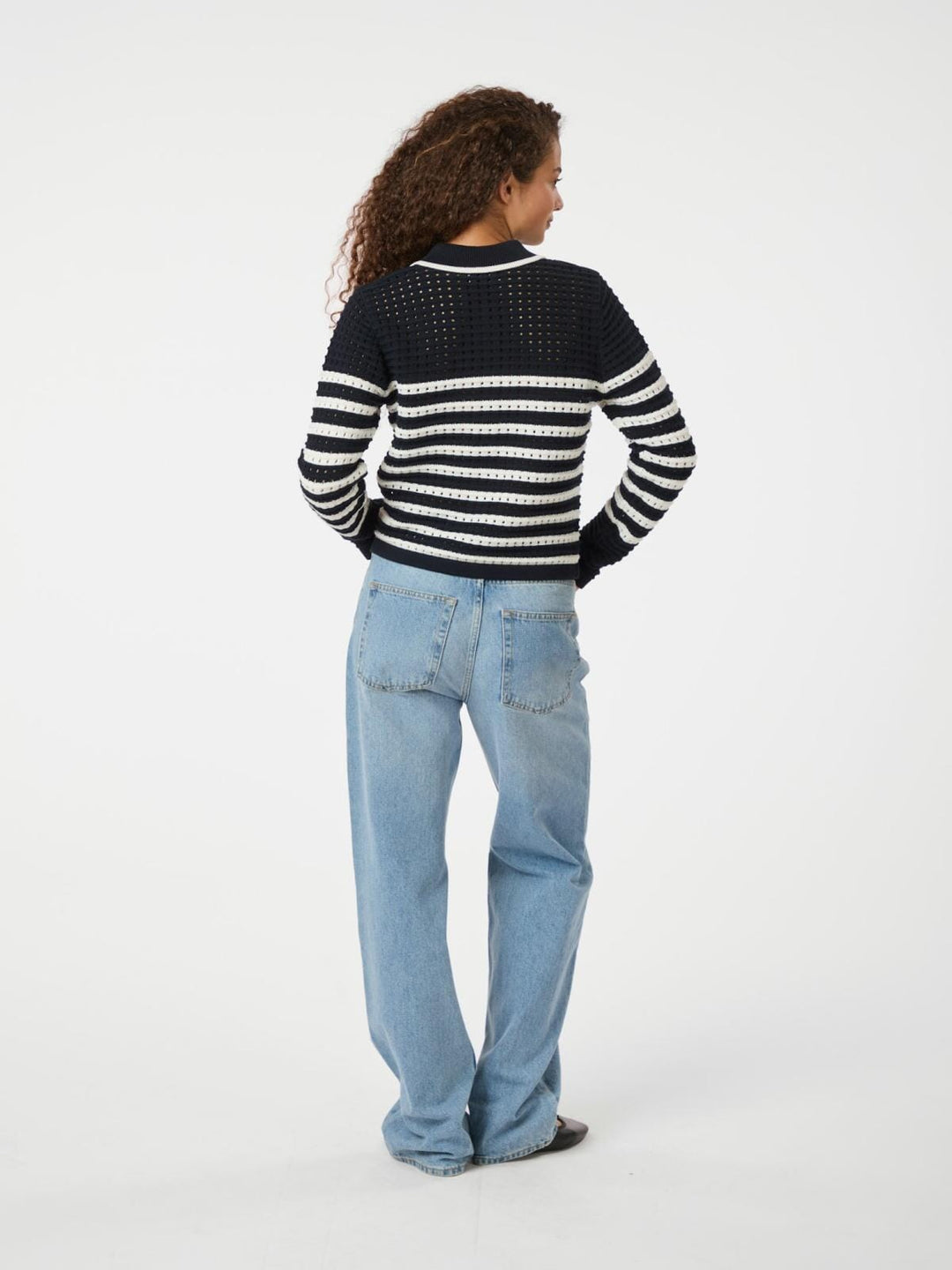 Neo Noir - Effie Knit Cardigan 164571 - 141 - Navy