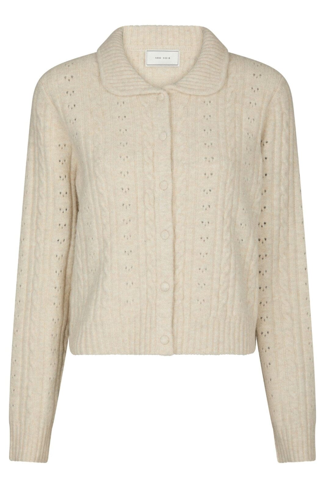 Neo Noir - Emelie Knit Cardigan 164921 - 124 - Ivory