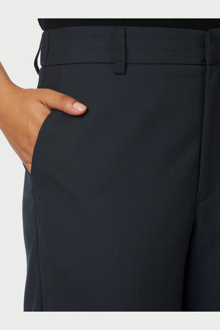 Neo Noir - Emmett Melange Pants 165059 - 141 - Navy