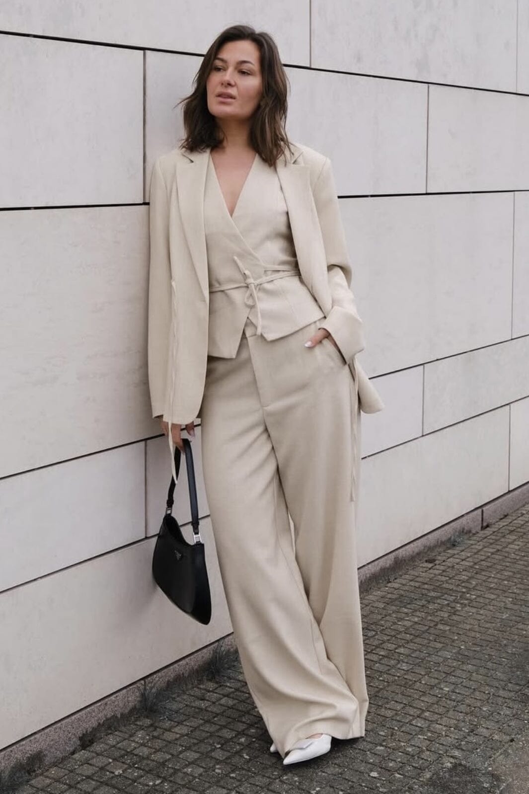 Neo Noir - Emmett Melange Pants 165059 - 976 - Beige Melange Bukser