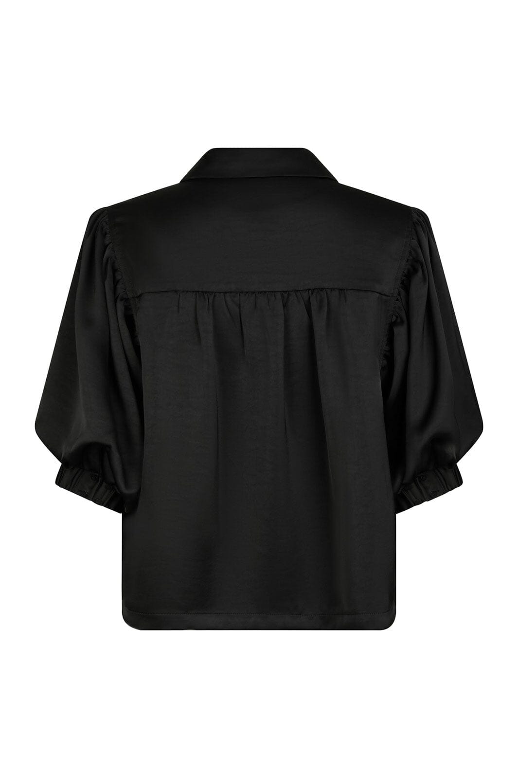 Neo Noir - Etta Heavy Sateen Shirt 167036 - 100 - Black