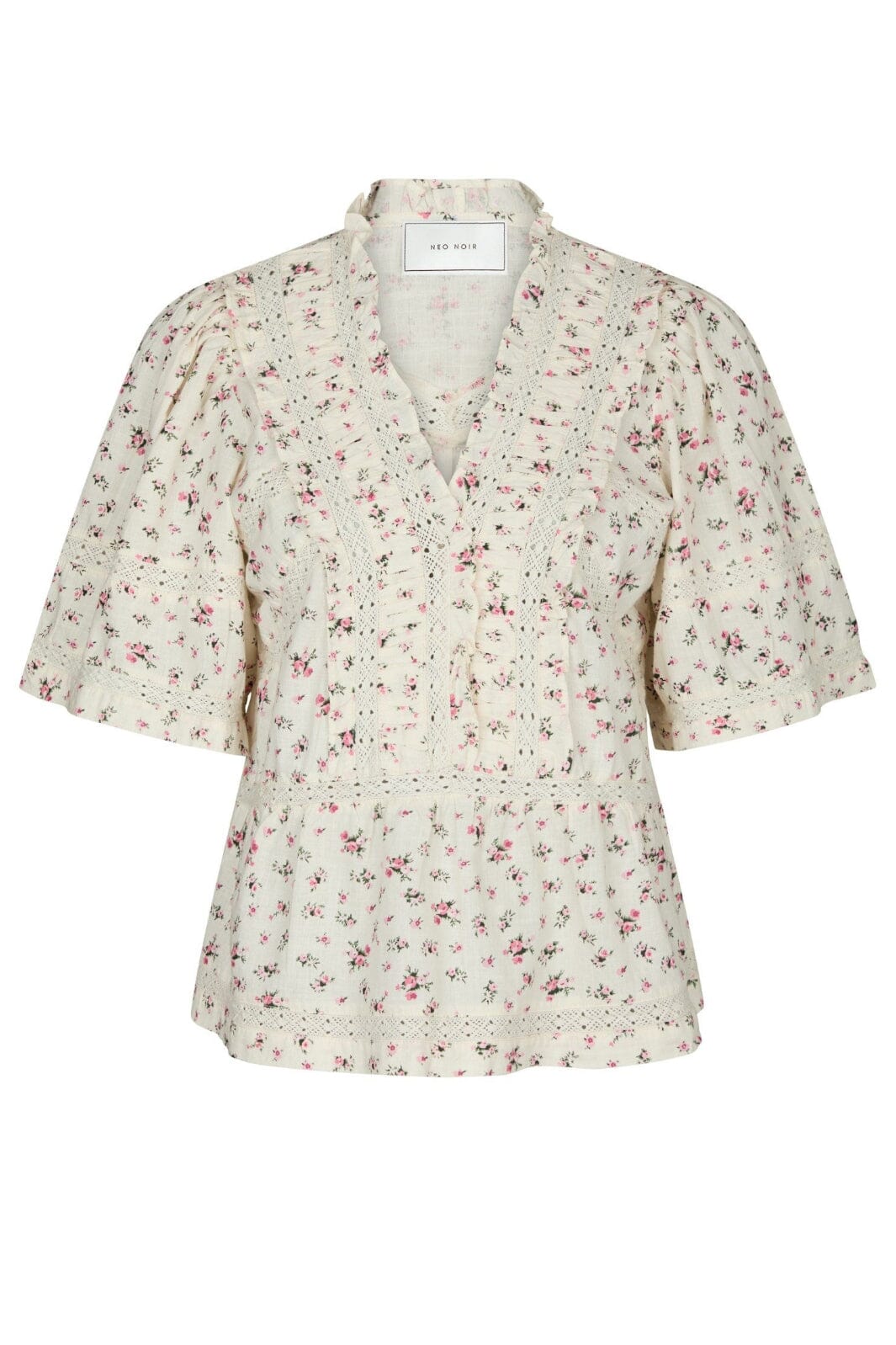 Neo Noir - Evienne Floral Blush Top 165626 - 165 - Rose