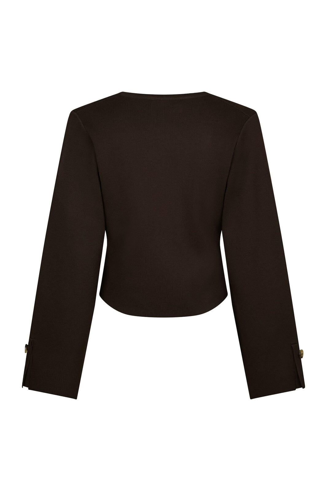 Neo Noir - Fulvia Knit Blouse 167244 - 676 - Dark Brown