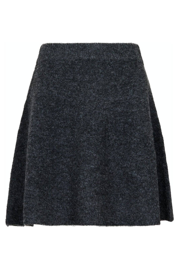 Neo Noir - Gisa Knit Skirt - Antracit Nederdele