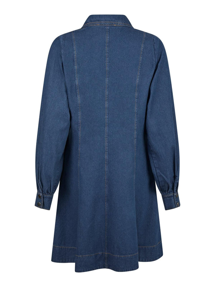 Neo Noir - Hanne Denim Dress - Dark Blue Kjoler
