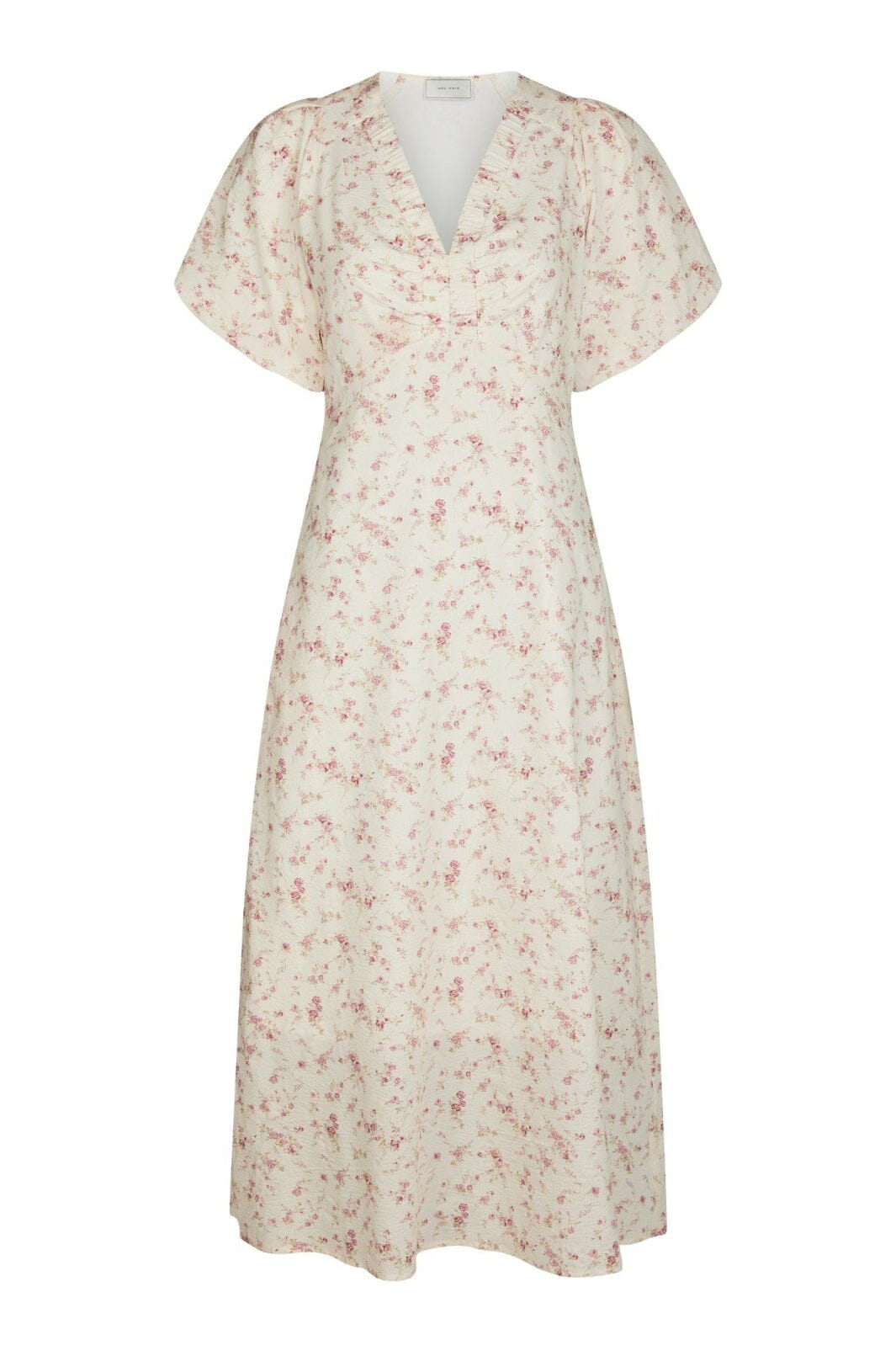 Neo Noir - Illana Print Dress 165994 - 630 - Dusty Rose