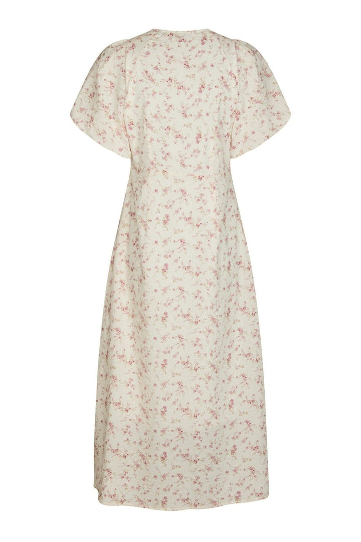Neo Noir - Illana Print Dress 165994 - 630 - Dusty Rose