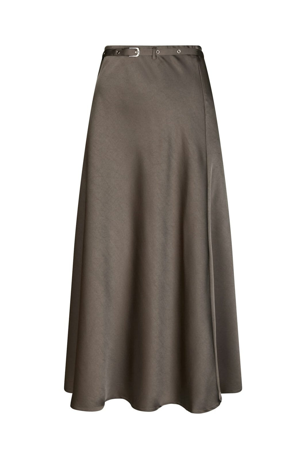 Neo Noir - Innell Heavy Sateen Skirt 165932 - 189 - Warm Grey