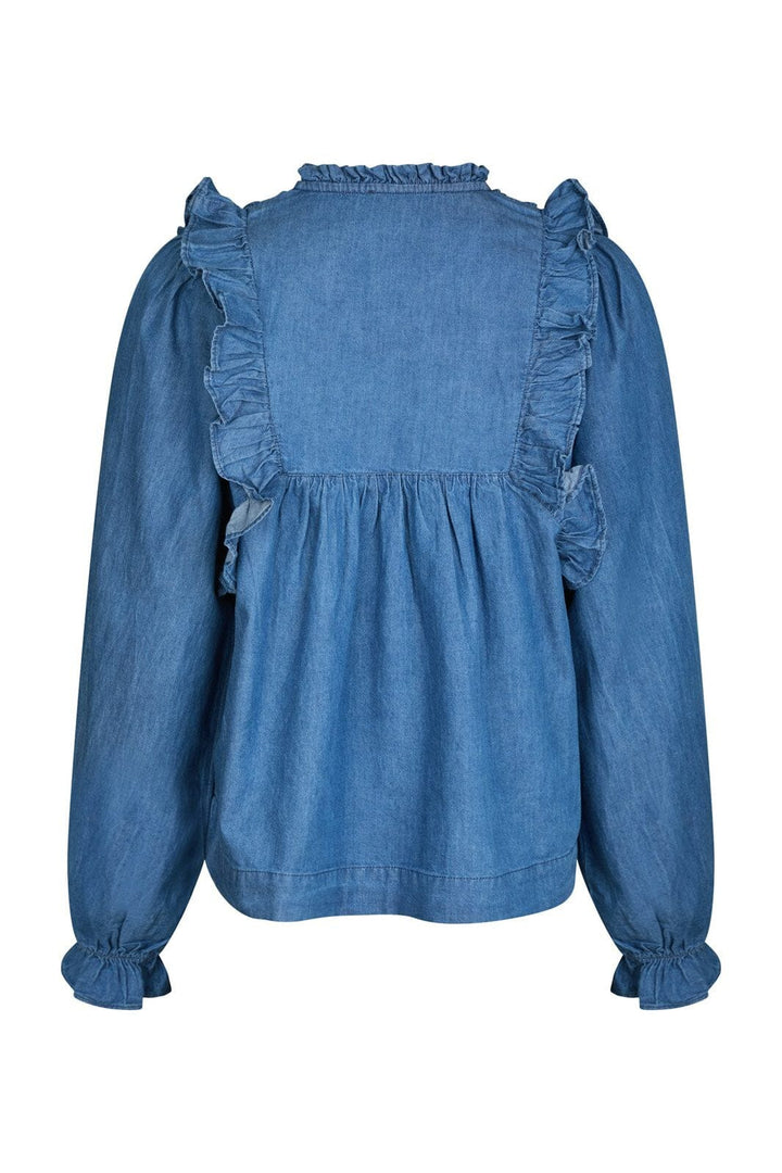 Neo Noir - Janis Denim Blouse 166664 - 140 - Blue
