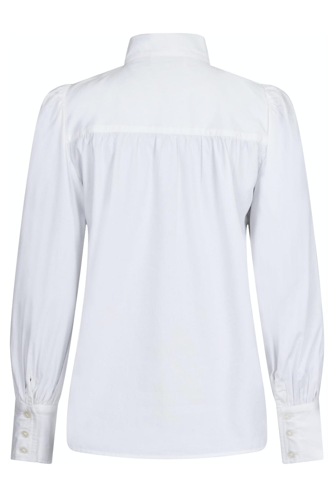 Neo Noir - Jaz Bow C Poplin Blouse - White Skjorter