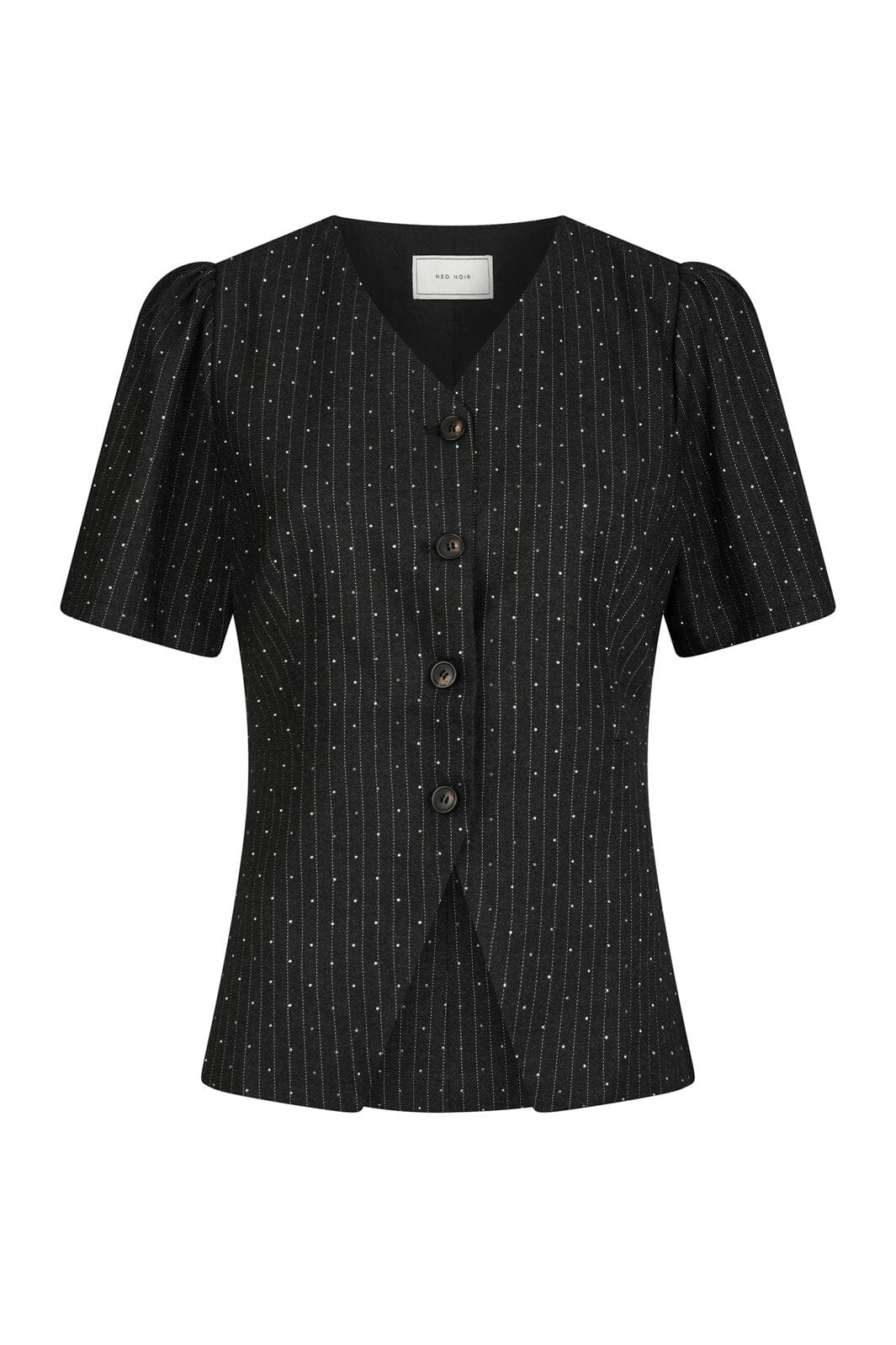 Neo Noir - Jules B Pinstripe Blouse 167083 - 132 - Antracit