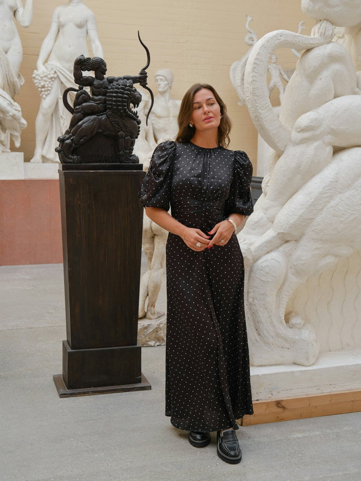 Neo Noir - Kikka Dot Dress 166646 - 100 - Black Kjoler