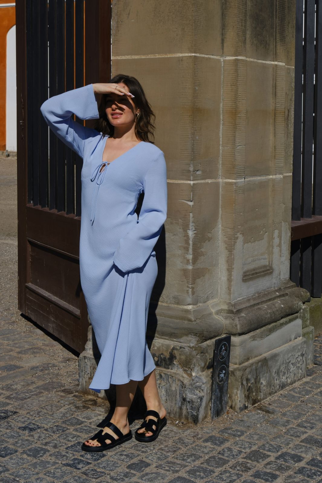 Neo Noir - Krisha Solid Dress 165459 - 145 - Light Blue Kjoler