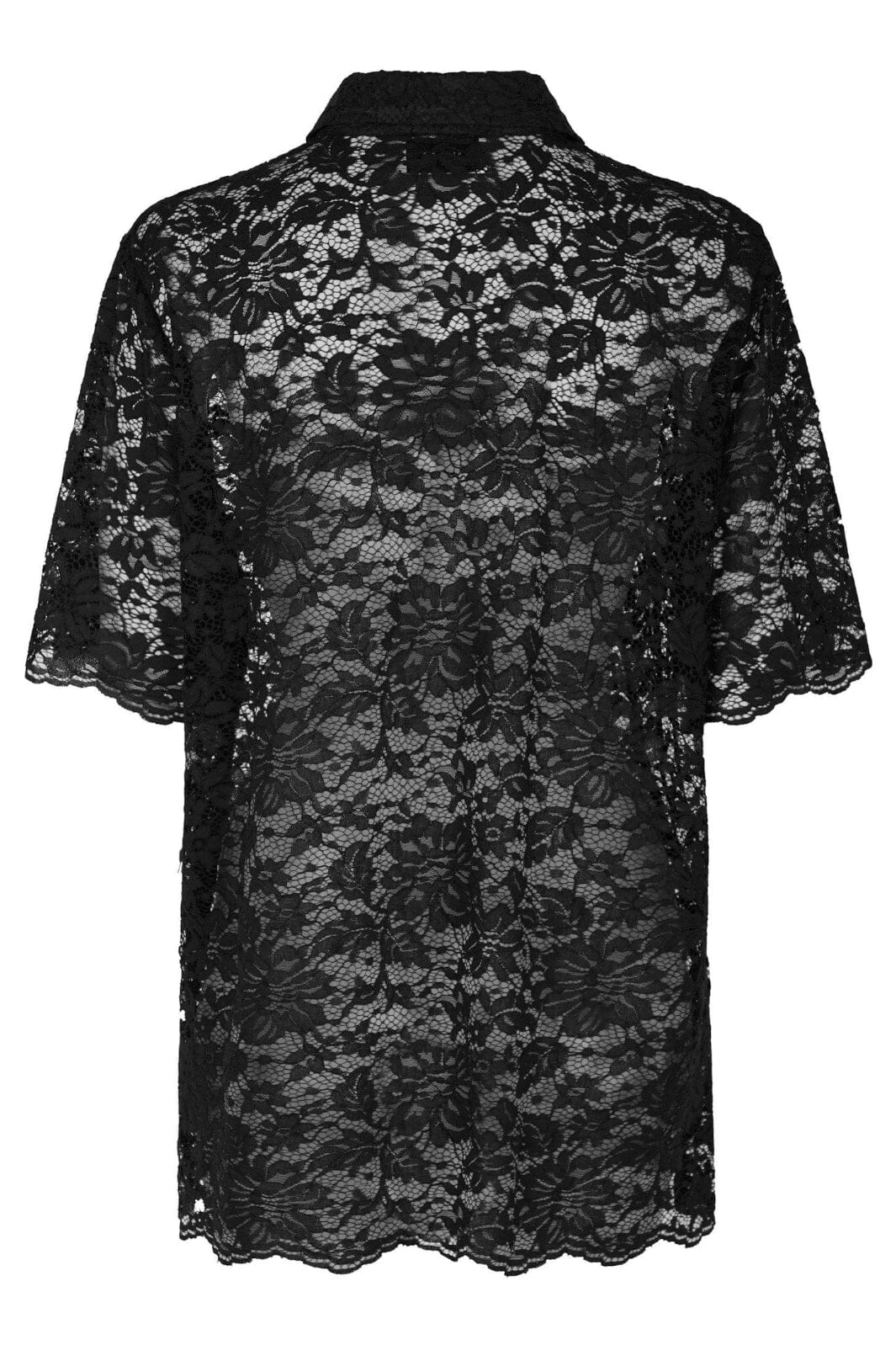 Neo Noir - Lamari Lace Shirt 164280 - Black Skjorter