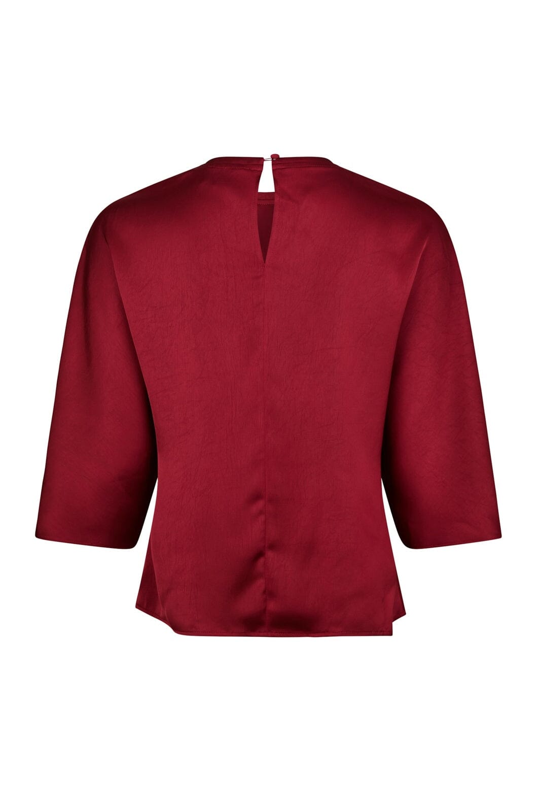 Neo Noir - Liora Heavy Sateen Blouse 165567 - 321 - Dark Red